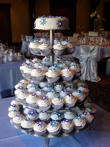 Cupcake Tiered Wedding Cake A Sweet Alternative