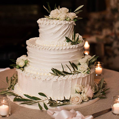 Three Tier Fruit Wedding Cake | Baking Mad