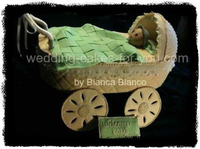 Baby Carriage Theme Fondant Cake Delivery in Delhi NCR - ₹2,999.00 Cake  Express