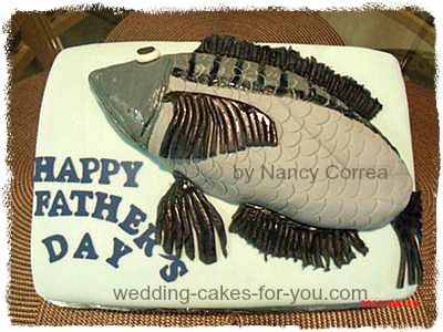Wedding Cake Fish Cake Ideas and Designs