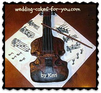 Violin cake | Dated: 05th March 2010 Specifications : ~ 10